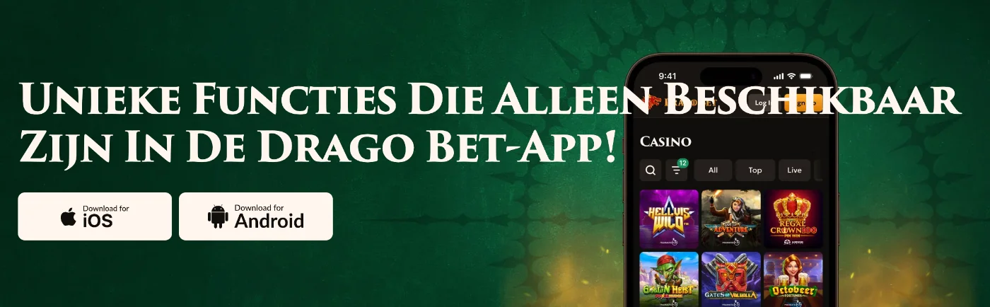 Dragobet Casino mobiele app downloaden voor Android en iOS